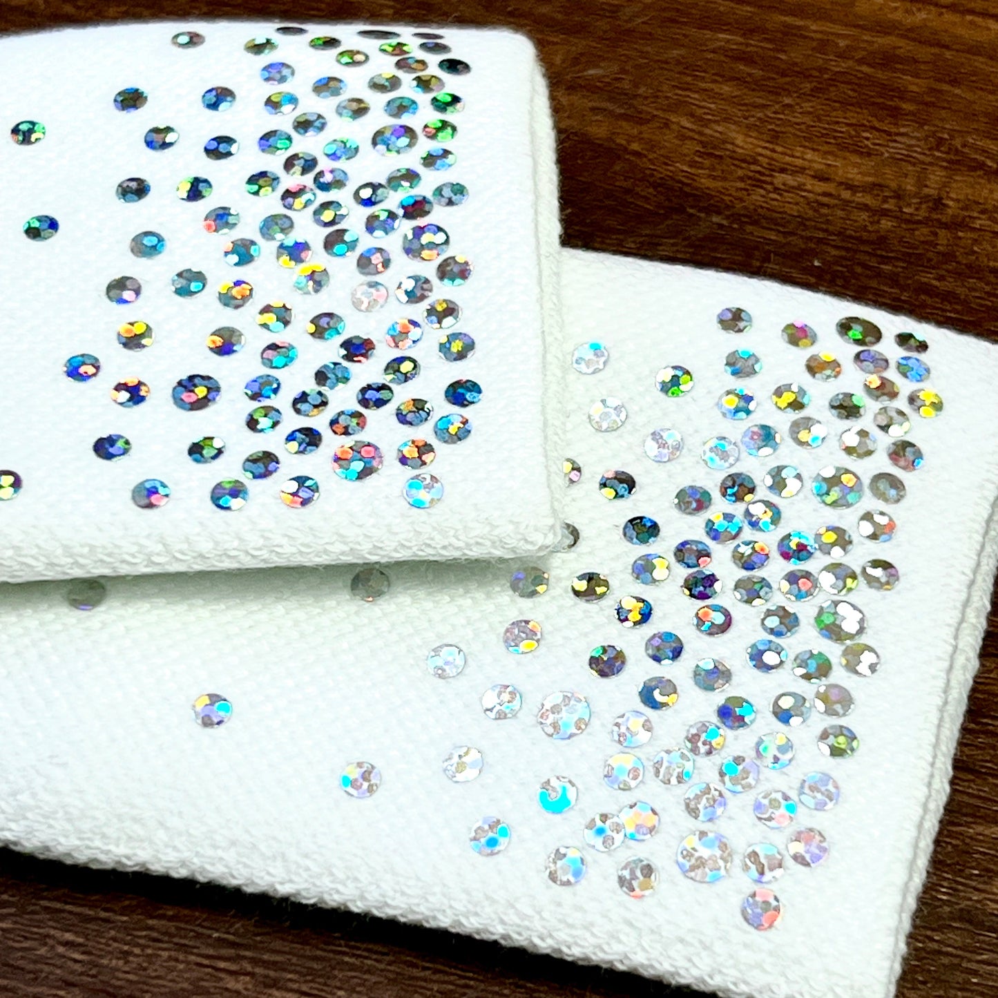 Trendy cute wrist bands that help you grip up fast, best gymnastics wristbands for gymnasts.
