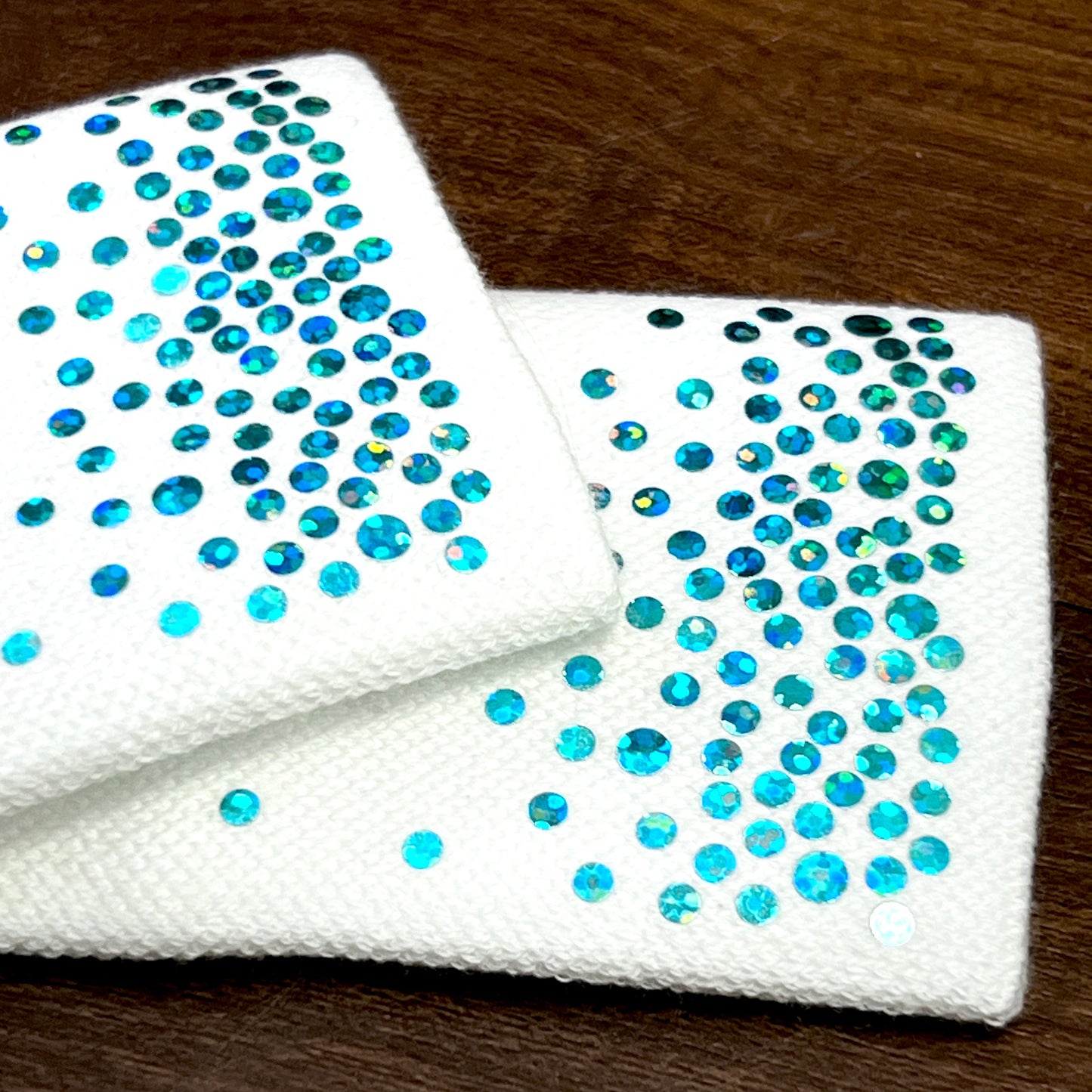 Trendy cute wrist bands that help you grip up fast, best gymnastics wristbands for gymnasts.
