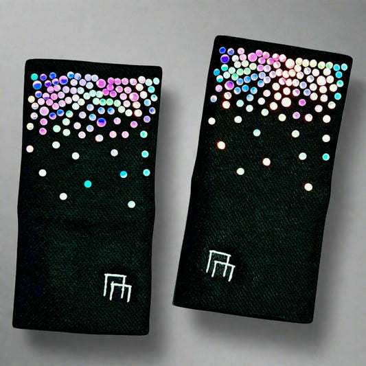 Trendy cute wrist bands that help you grip up fast, best gymnastics wristbands for gymnasts.
