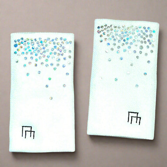 Trendy cute wrist bands that help you grip up fast, best gymnastics wristbands for gymnasts.
