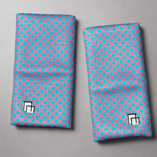 Trendy cute wrist bands that help you grip up fast, best gymnastics wristbands for gymnasts.
